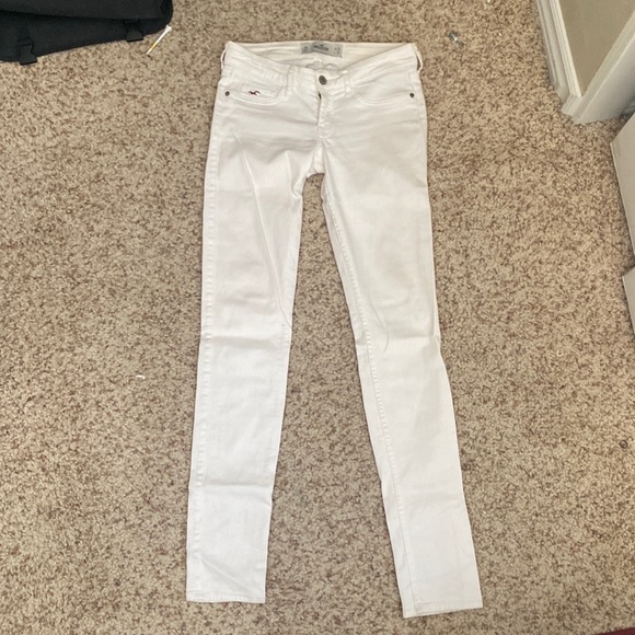 Hollister Denim - White hollister pants skinny size 26/3R